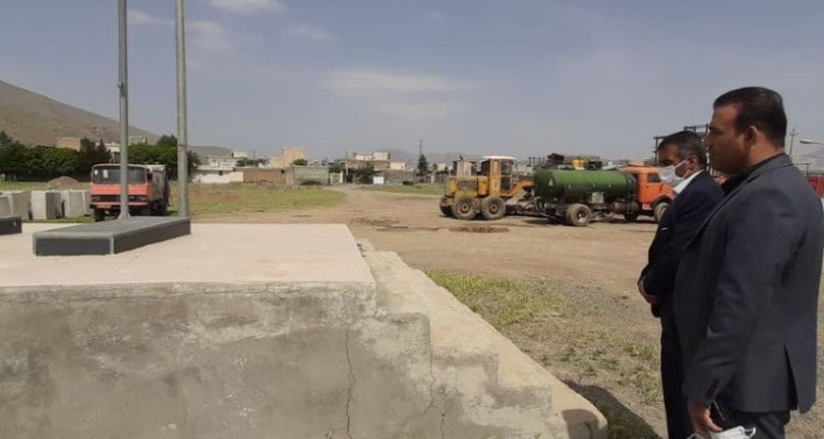 مزار شهدای گمنام بخش دینور ساماندهی می شود