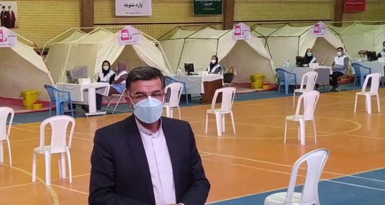 اولین مرکز تجمیعی واکسیناسیون کرونا در صحنه افتتاح شد