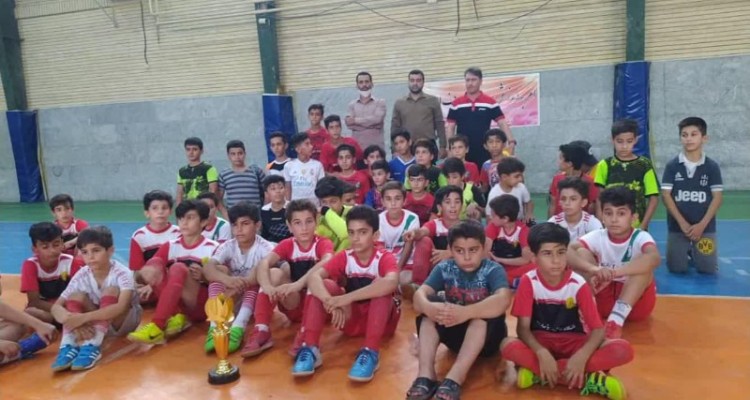 قهرمانی تیم فوتسال بسیج صحنه در مسابقات فوتسال باشگاه های مقاومت کرمانشاه