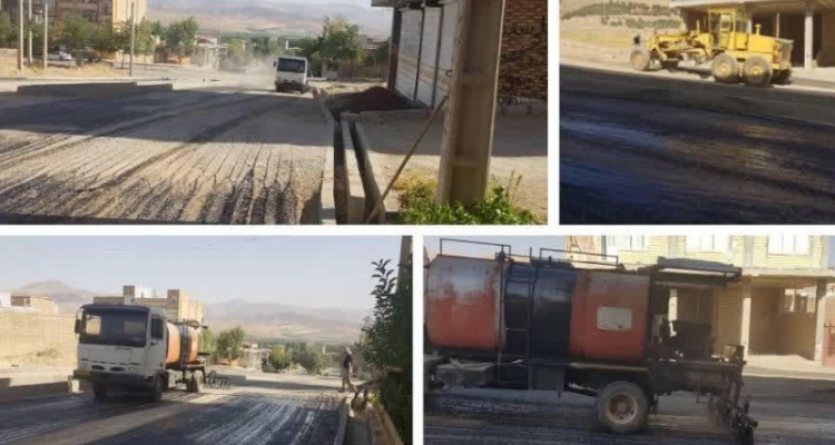 تمام معابر و کوچه های خاکی شهر آسفالت خواهند شد