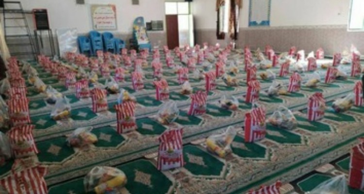 توزیع 400بسته معیشتی در شهرستان صحنه