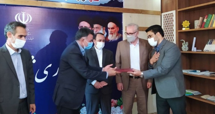 مراسم تودیع و معارفه رئیس جمعیت هلال احمر شهرستان صحنه برگزار شد