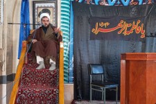 مراسم شهادت بانوی دو عالم در شهرستان صحنه برگزا شد