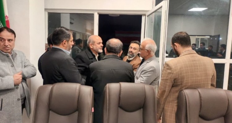 بازدید از کارخانه در حال ساخت ذوب آهن کرمانشاه در شهرک صنعتی صحنه