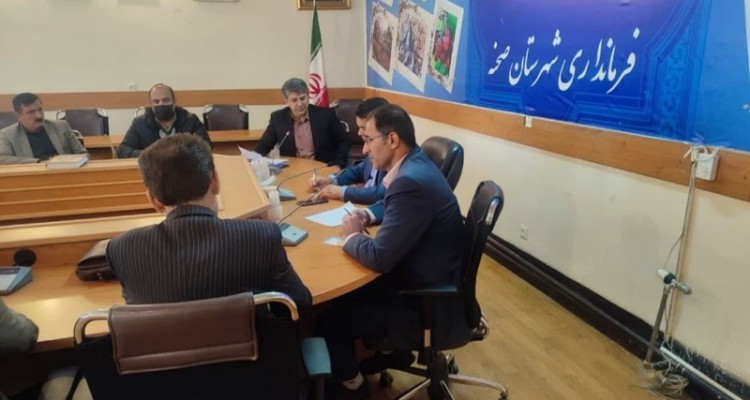 جلسه کارگروه مدیریت پسماند در صحنه