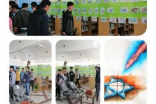 بازدید دانش آموزان هنرستان مرصاد از کتابخانه اقبال لاهوری