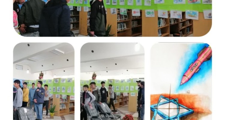 بازدید دانش آموزان هنرستان مرصاد از کتابخانه اقبال لاهوری