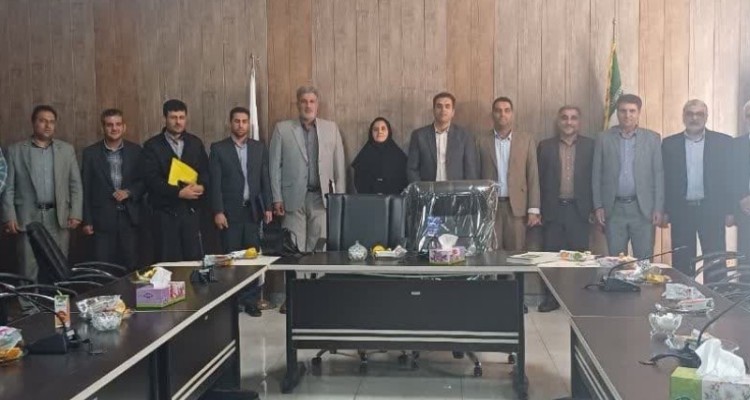 تقدیر و معارفه مسئول حراست شهرداری  صحنه