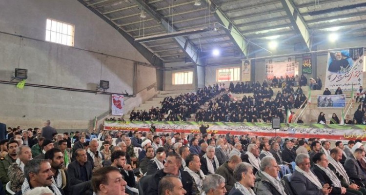 برگزاری مراسم اقتدار بسیجیان در شهرستان صحنه