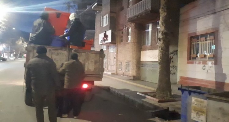 نصب مخازن زباله های خشک در سطح شهر صحنه
