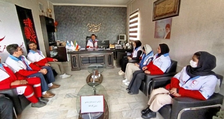 جوانان خستگی‌ناپذیر هلال احمر شهرستان صحنه؛ آماده برای میزبانی در روز شنبه