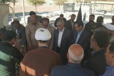 حضور مشترک مسئولان شهرستان های صحنه و چگنی بر مزار شهید نجفی