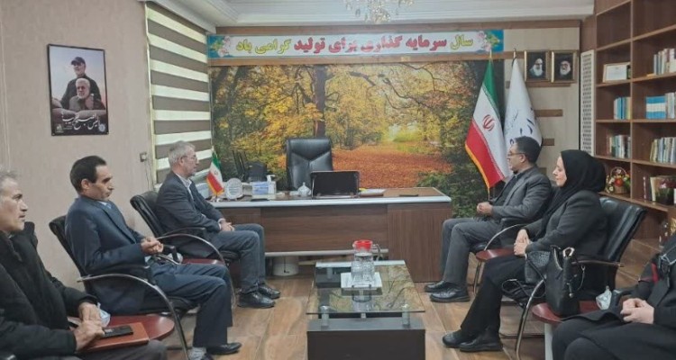 دیدار معاون بهداشت دانشگاه علوم پزشکی کرمانشاه با فرماندار شهرستان صحنه
