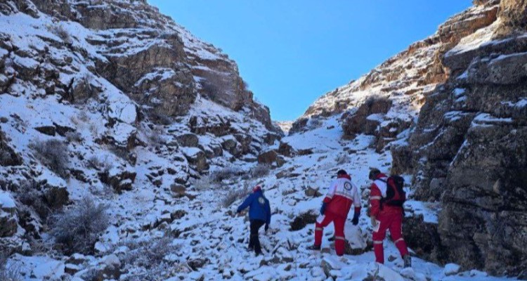 عملیات جستجو و نجات ۶ کوهنورد مفقودی در کوه هجر شهرستان صحنه   