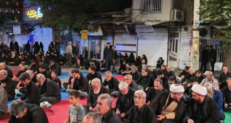 اجتماع صد و یازدهم مردمی و آیین عزاداری محرم در شهرستان صحنه