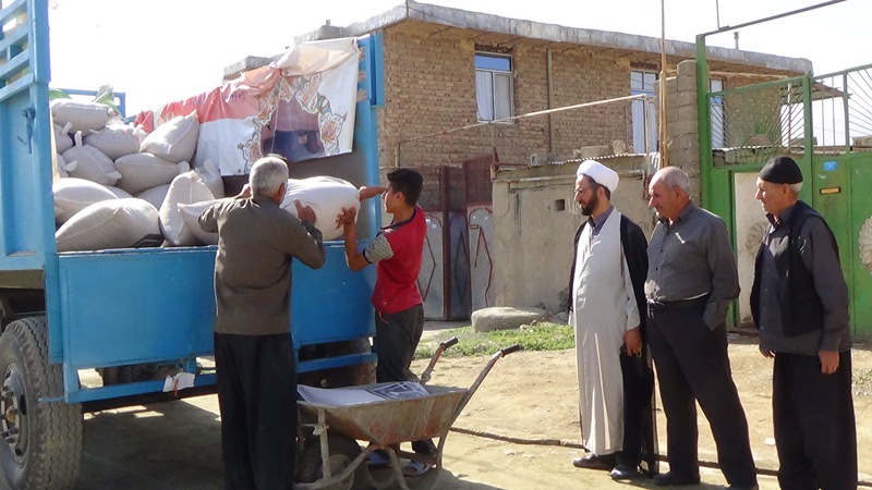 جمع آوری زکات گندم از مرز 5 تن در روستای مال امیری سفلی گذشت