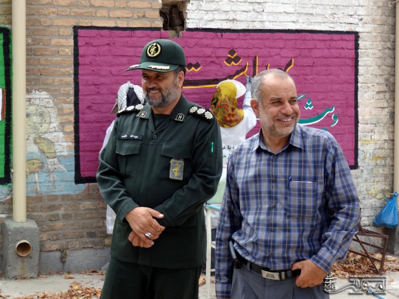 بازدید فرمانده سپاه صحنه از برگزاری اردوهای طرح هجرت این شهرستان