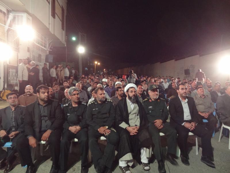 مراسم بزرگداشت شهید کریم جعفری ( آبرو محله) در شهر صحنه برگزار شد