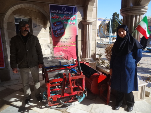 نمایشگاه کانون شکوفایی خلاقیت شهرستان صحنه برپا شد+عکس