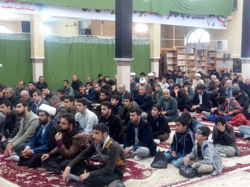 مراسم سالروز شهادت حضرت فاطمه(س) درشهرستان صحنه برگزار شد
