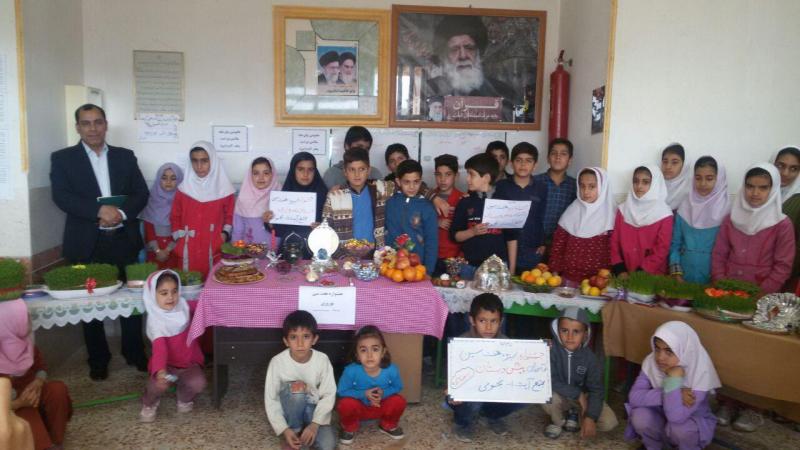 جشنواره هفت سین نوروزی آیت الله نجومی اداره آموزش وپرورش صحنه برگزار شد