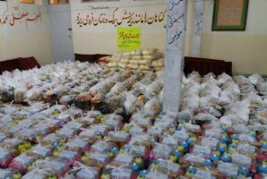 	اهدای سبد كالا به خانواده‎های زندانيان نيازمند در شهرستان اسلام آبادغرب 