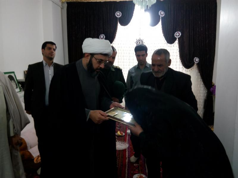 دیدار و سرکشی از خانوده شهید آزاده مرادی انجام شد