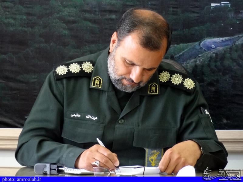  پیام تبریک فرمانده ناحیه مقاومت بسیج سپاه صحنه به مناسبت روز پاسدار و روز جانباز