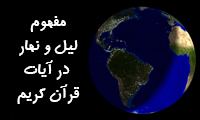 مفهوم ليل و نهار در آيات قرآن کريم