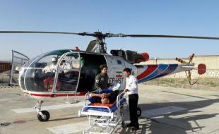 انتقال ۱۵ بیمار توسط اورژانس هوایی در استان کرمانشاه 