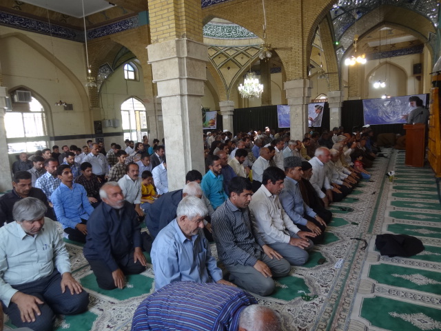 نماز عبادی سیاسی جمعه این هفته شهرستان صحنه برگزار شد