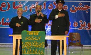 استقبال ویژه پاکبانان کرمانشاهی از کاروان امام هشتم(ع) 