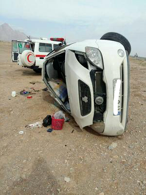 واژگونی خودرو تیبا در محور صحنه - بیستون یک کشته برجای گذاشت