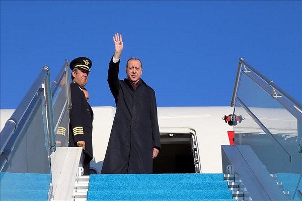 اردوغان وارد تهران شد