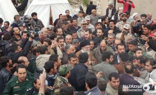 رهبر انقلاب اسلامی از روستای زلزله زده کوئیک بازدید کردند