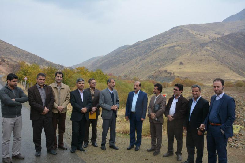 مدیر کل میراث فرهنگی و گردشگری کرمانشاه از مناطق توریستی و تاریخی صحنه بازدید کرد
