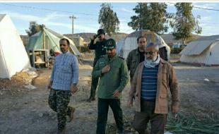  بازدید سردار نقدی از مناطق زلزله زده غرب ایران 