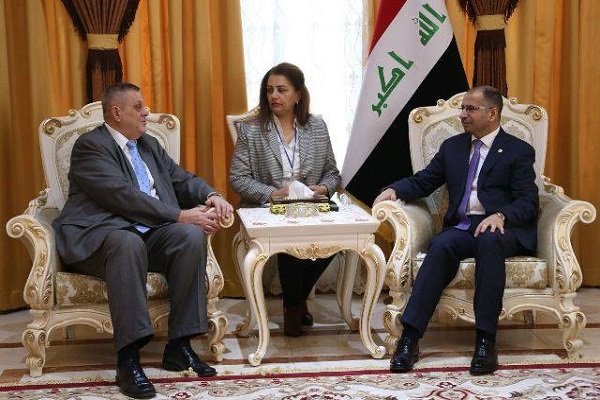 دیدار «سلیم الجبوری» با نماینده سازمان ملل در عراق