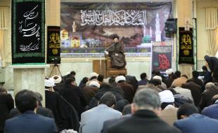 مراسم عزاداری سالروز شهادت حضرت زهرا(س) دردانشگاه آزاد کرمانشاه برگزار شد 