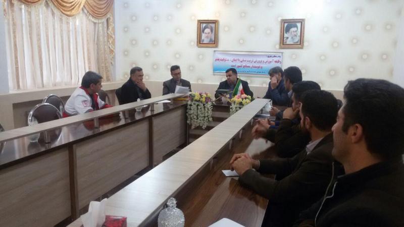 نشست هم اندیشی کمیته ستاد اسکان و رفاه مهمانان نوروزی شهرستان صحنه برگزار شد