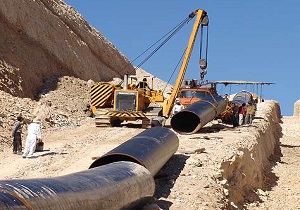 خطوط انتقال و شبکه توزیع آبرسانی روستایی فرسوده شهرستان صحنه تعویض شده اند
