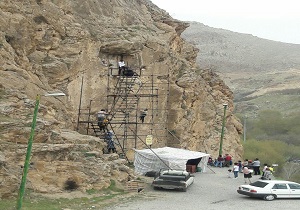 گوردخمه دربند صحنه برای بازدید گردشگران بازگشایی شده است