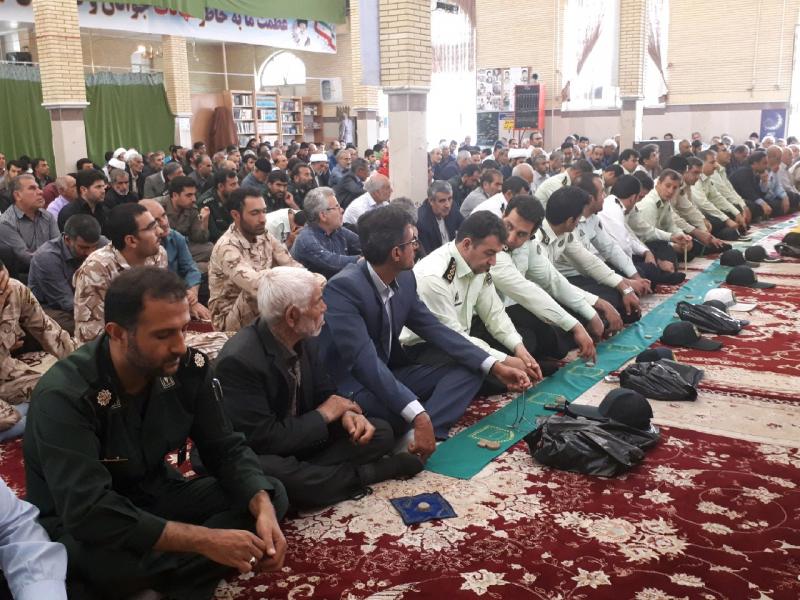 نماز عبادی سیاسی جمعه این هفته شهرستان صحنه اقامه شد