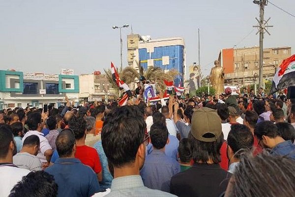 اتخاذ تدابیر امنیتی شدید در بغداد به دنبال اعتراضات مردمی در عراق
