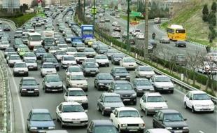 تردد ۱۹۷۰ وسیله نقلیه در جاده های کرمانشاه 