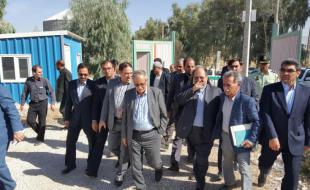  بازدید وزیر صنعت معدن تجارت از واحدهای شهرک صنعتی شهرستان زلزله زده سرپل ذهاب+ تصاویر 