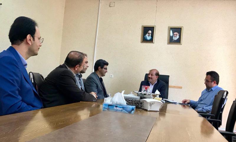 جلسه توديع ومعارفه رئيس اداره امورمالياتي شهرستان صحنه انجام شد