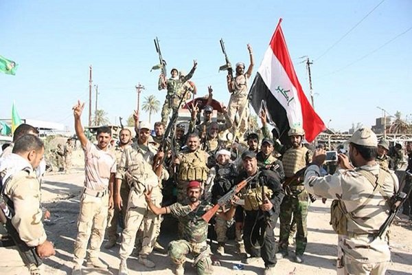 «حشد شعبی» تعدادی از مواضع داعش را منهدم کرد