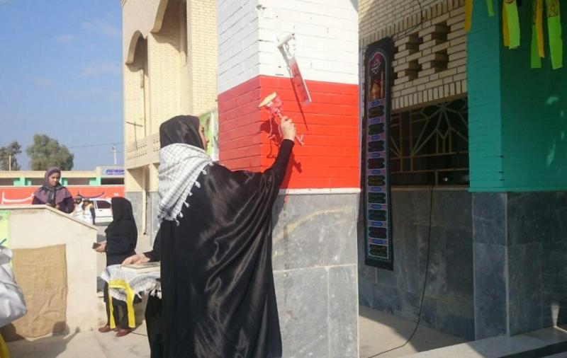 	زنگ مهر و مقاومت در مدارس شهرستان صحنه نواخته شد 