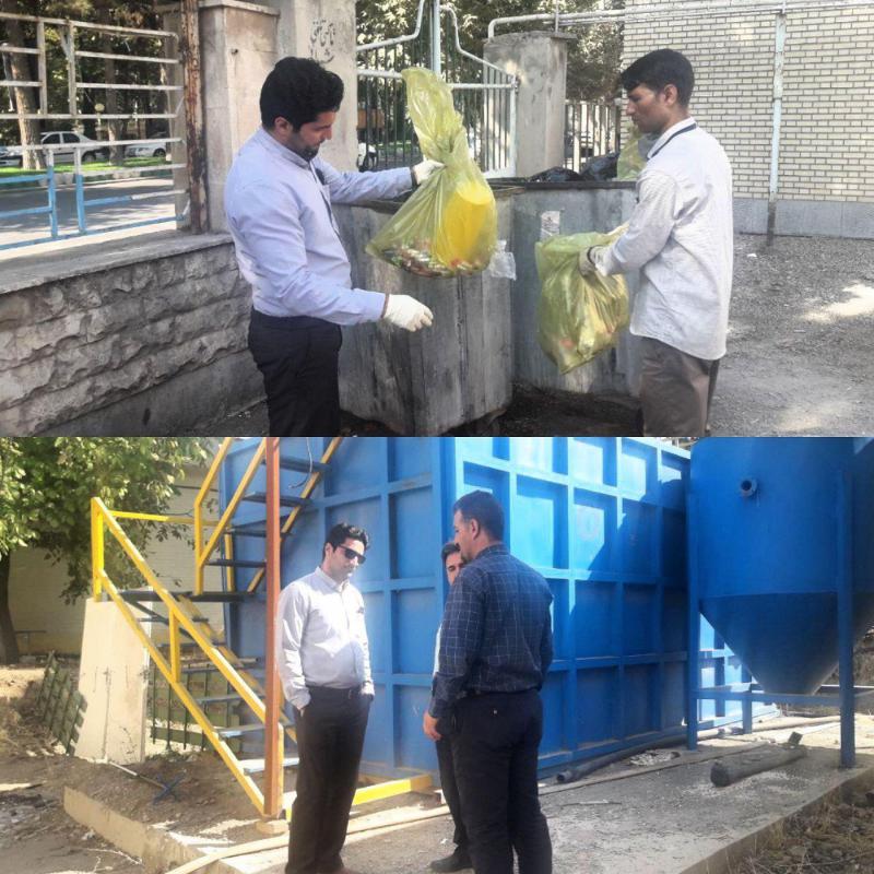 شبکه بهداشت و درمان صحنه در خصوص دفع زباله های بیمارستانی اخطار گرفت